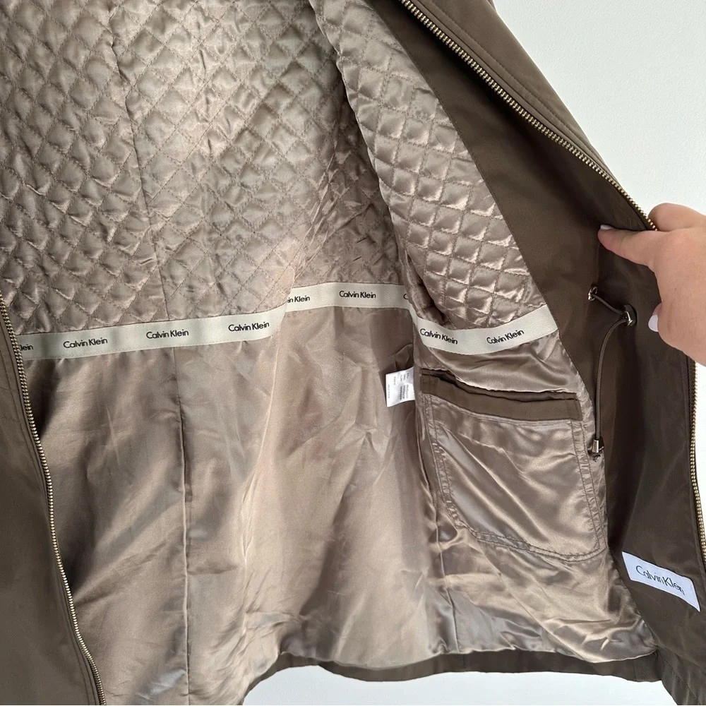 Calvin Klein Everyday Jacket Coat Size Small Rain, Fall, Wind Breaker - Picture 5 of 7